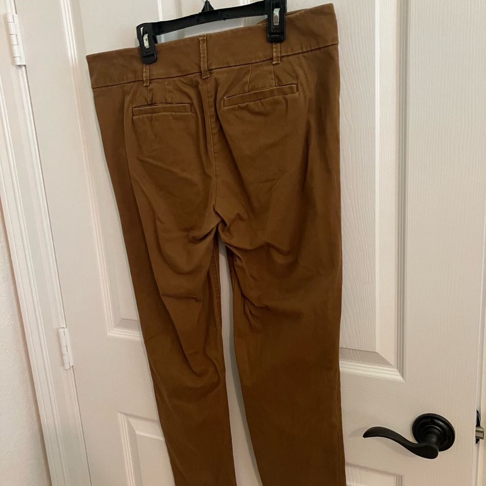 Ladies Brown Chino Pants - Classic Tailored Fit